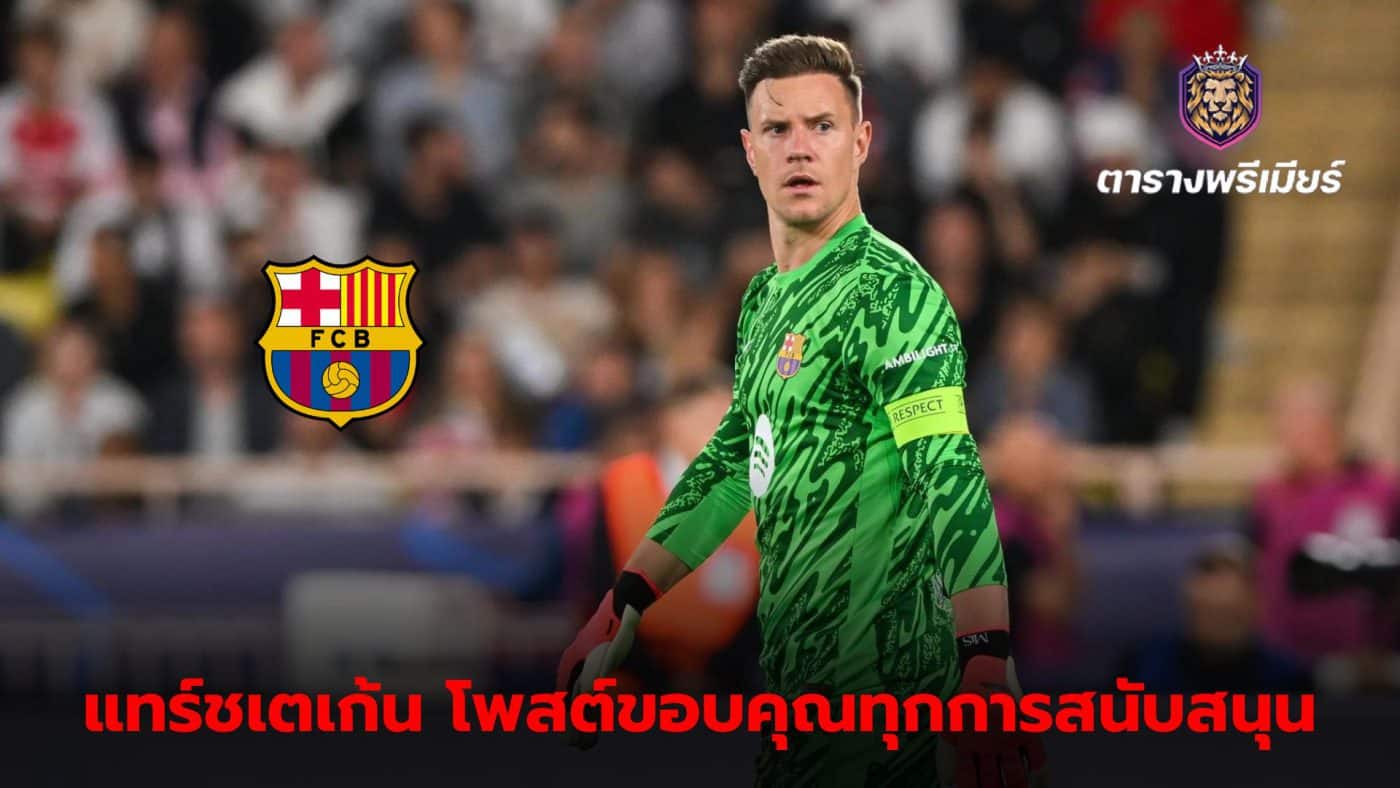 Ter Stegen thanks all for the support after a serious injury.